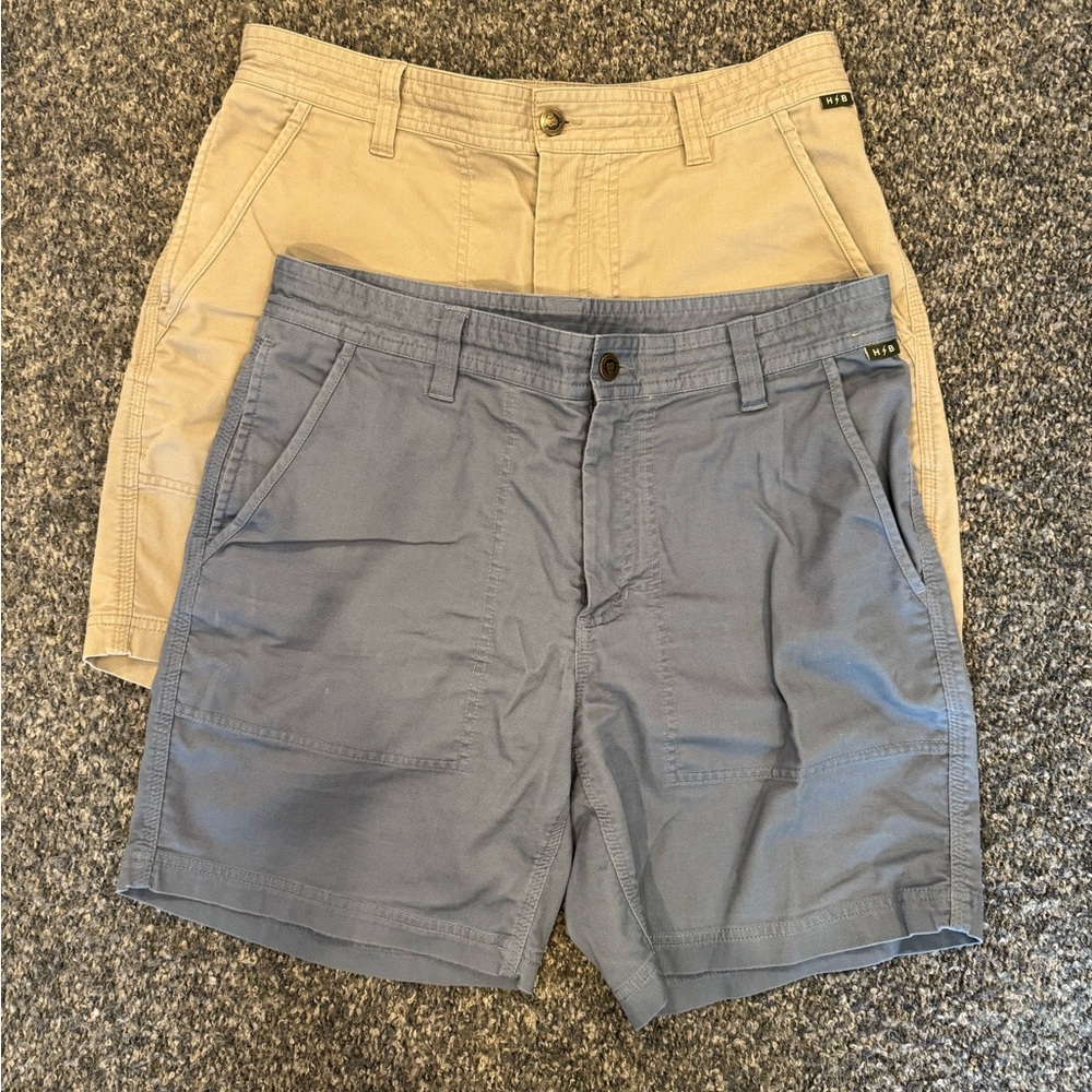 Howler Bros set of 2 cargo style shorts